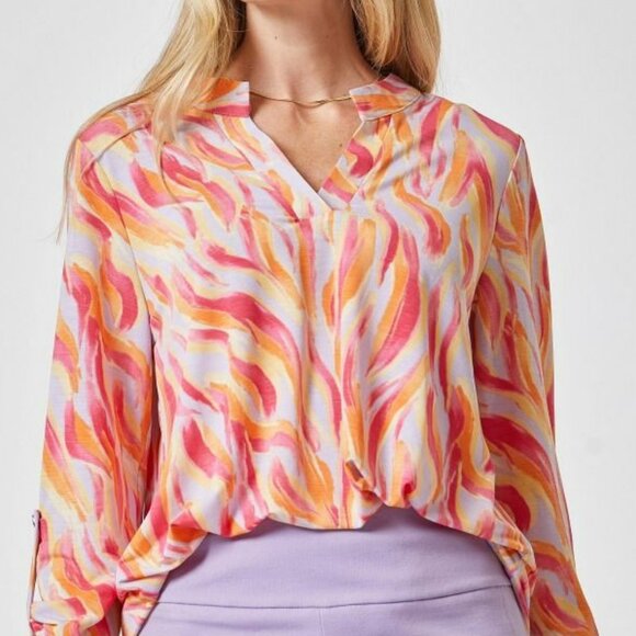NEW Dear Scarlett Lizzy Lavender Tunic Top - Picture 1 of 6